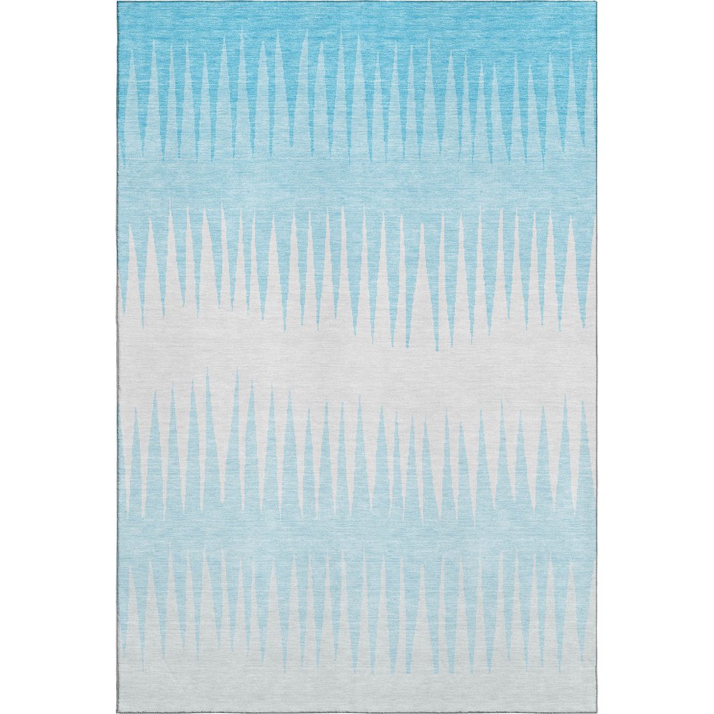Premium Machine Washable Mayfield AMF886 Sky 2'6" x 3'10" Rug. Picture 1