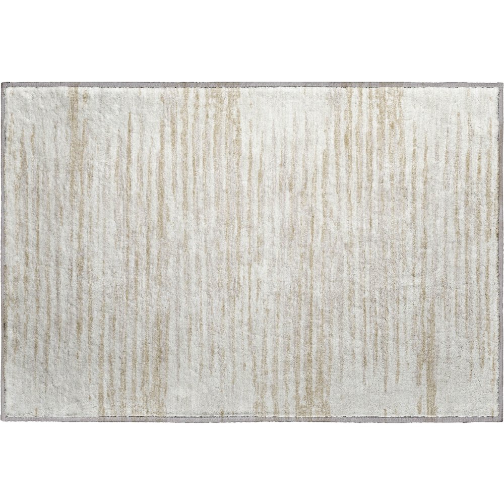 Premium Machine Washable Mayfield AMF888 Ivory 1'8" x 2'6" Rug. Picture 1