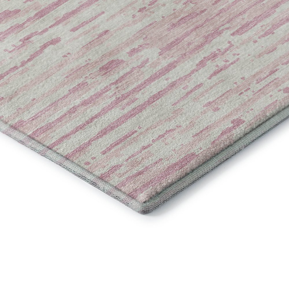 Premium Machine Washable Mayfield AMF888 Pink 1'8" x 2'6" Rug. Picture 3