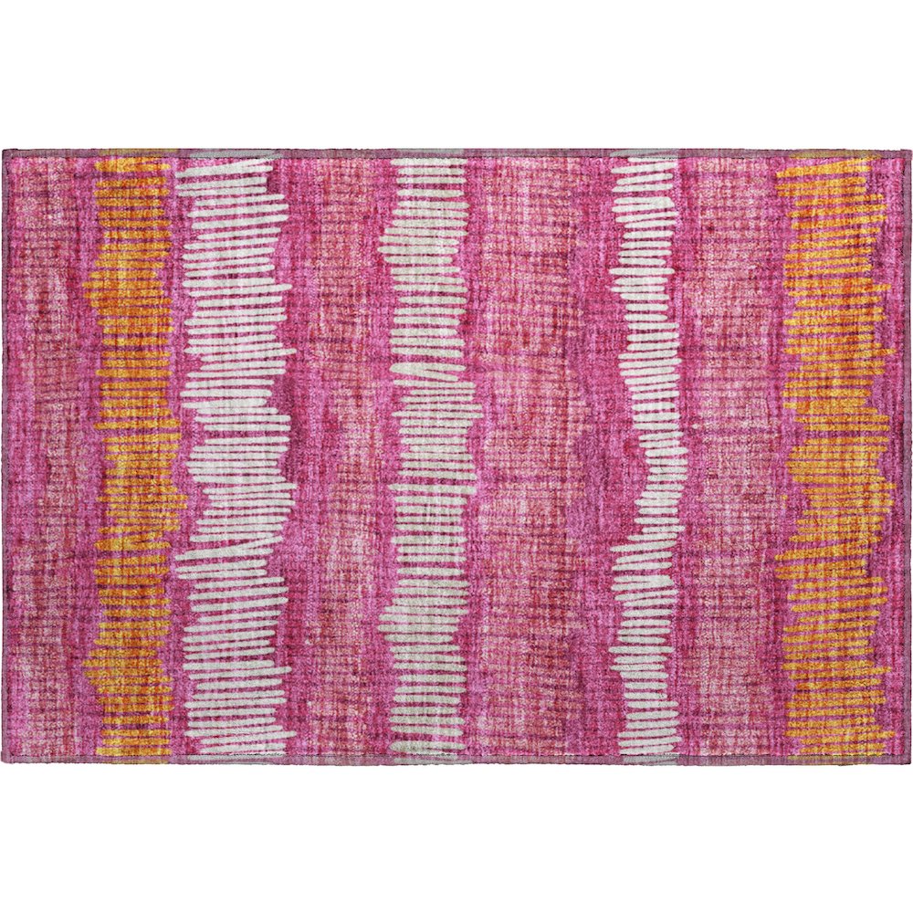 Premium Machine Washable Mayfield AMF889 Blush 1'8" x 2'6" Rug. Picture 1