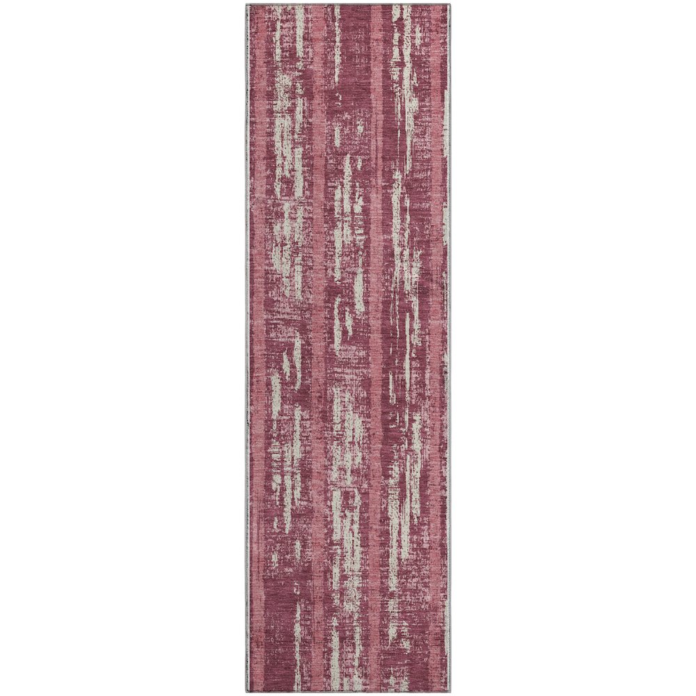 Premium Machine Washable Mayfield AMF892 Blush 2'3" x 7'6" Runner Rug. Picture 1