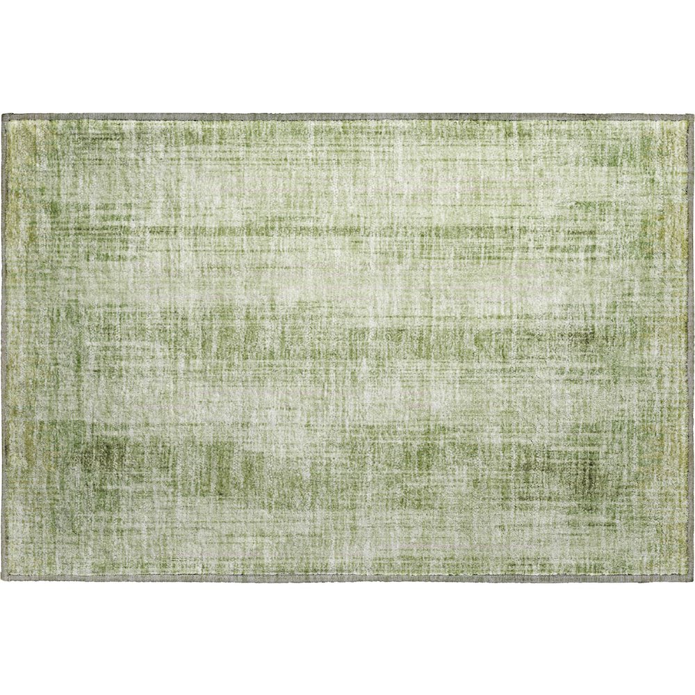Premium Machine Washable Mayfield AMF893 Aloe 1'8" x 2'6" Rug. Picture 1