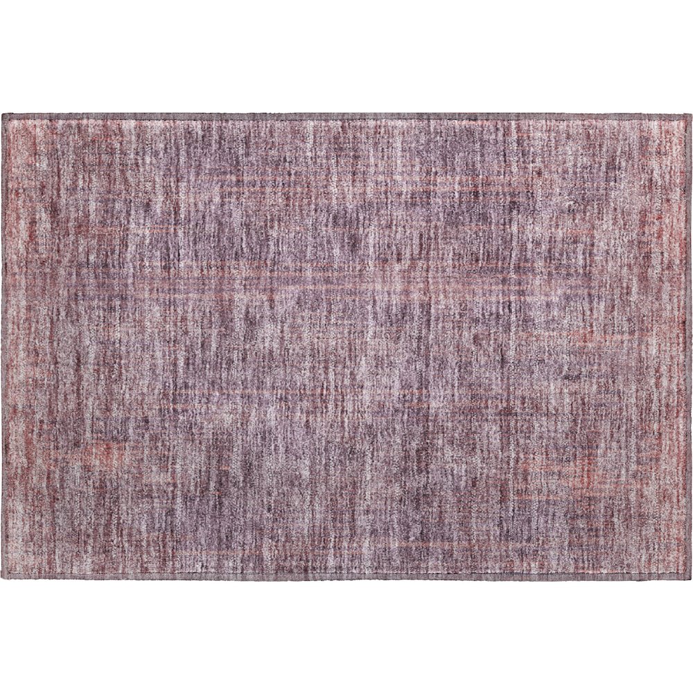 Premium Machine Washable Mayfield AMF893 Mauve 1'8" x 2'6" Rug. Picture 1