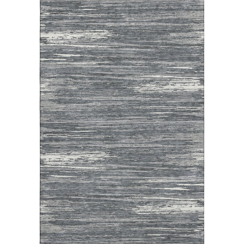 Premium Machine Washable Mayfield AMF896 Gray 2'6" x 3'10" Rug. Picture 1