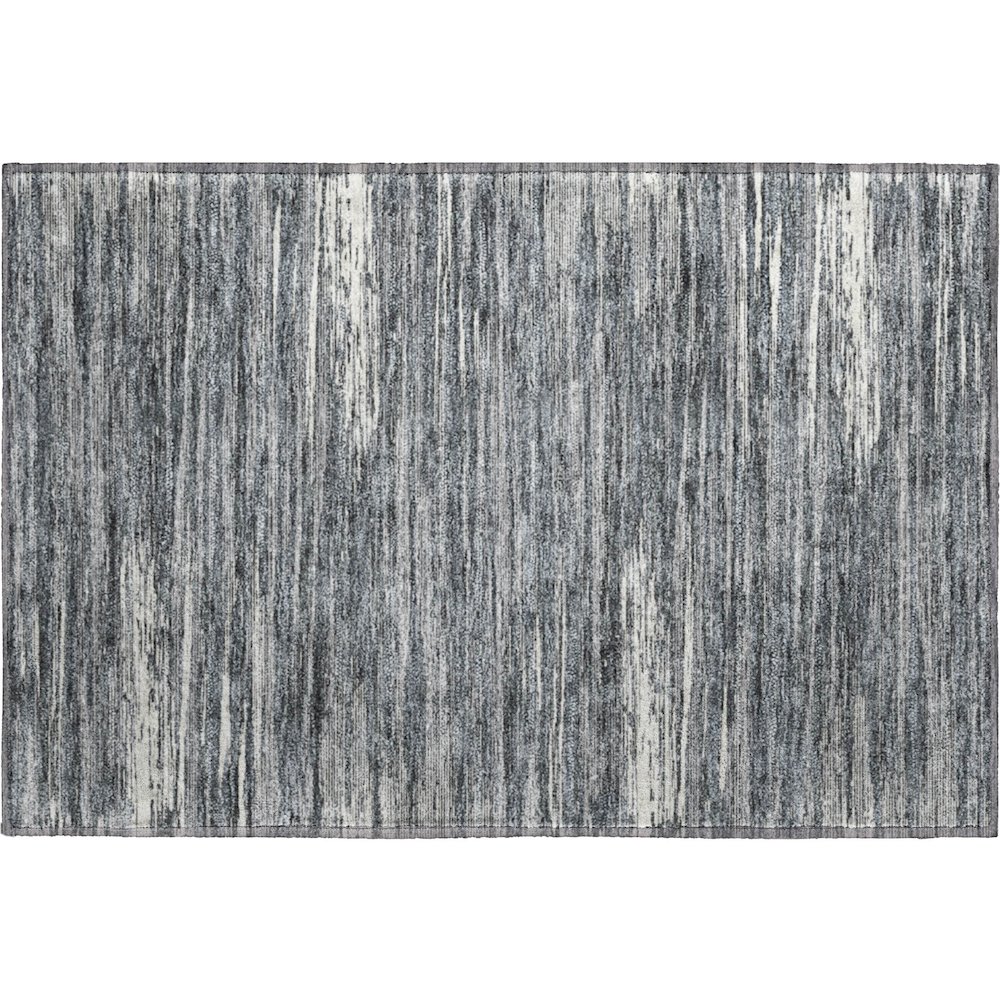 Premium Machine Washable Mayfield AMF896 Gray 1'8" x 2'6" Rug. Picture 1