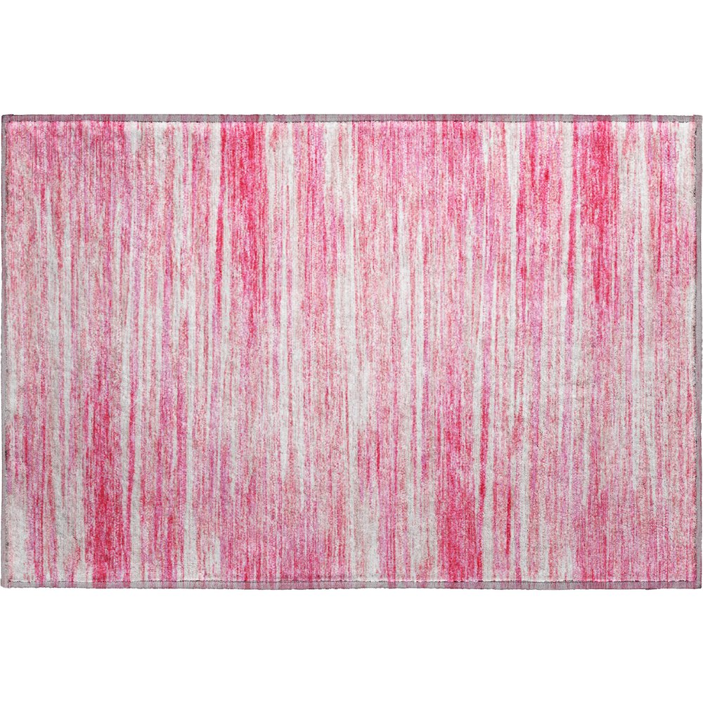 Premium Machine Washable Mayfield AMF896 Pink 1'8" x 2'6" Rug. Picture 1