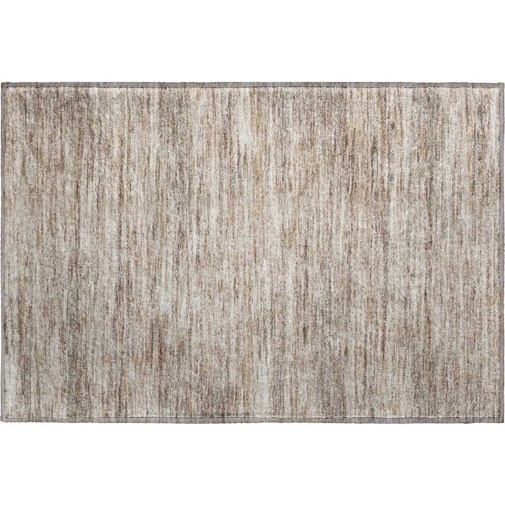 Premium Machine Washable Mayfield AMF896 Taupe 1'8" x 2'6" Rug. Picture 1