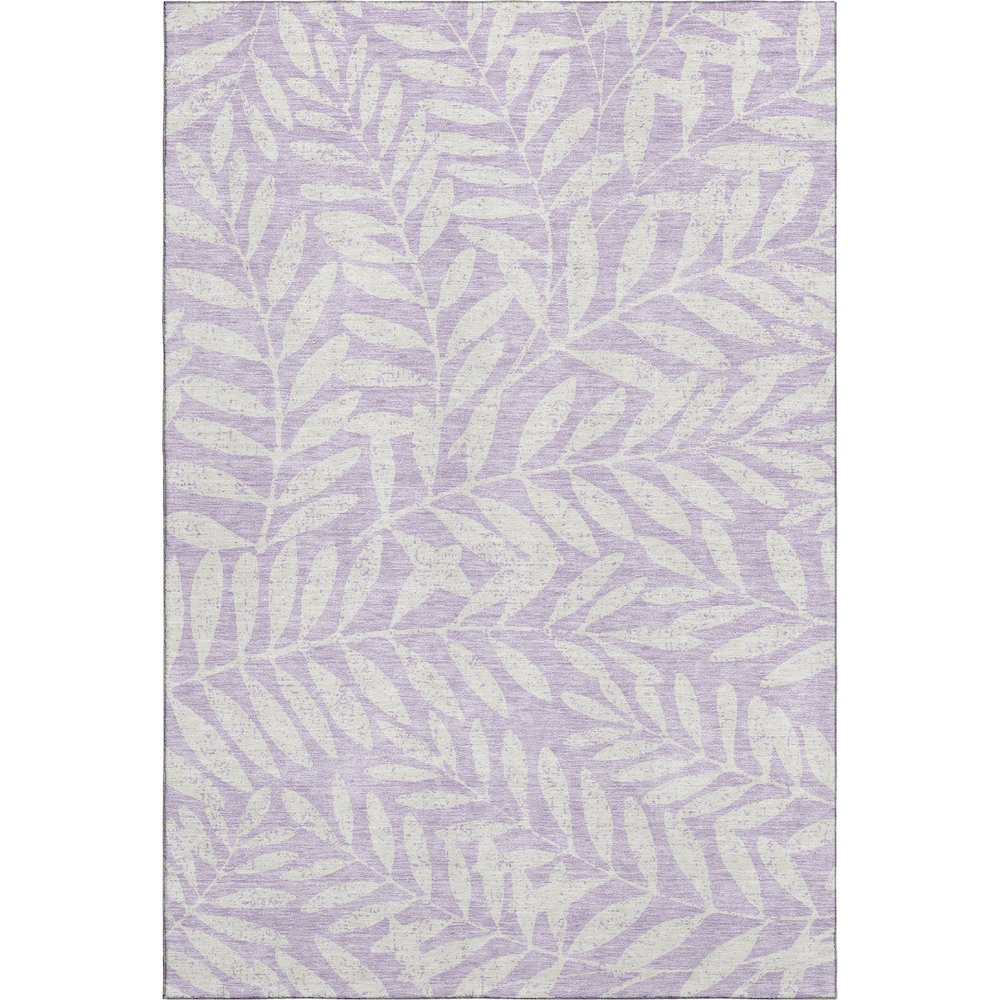 Premium Machine Washable Mayfield AMF899 Lavender 2'6" x 3'10" Rug. Picture 1