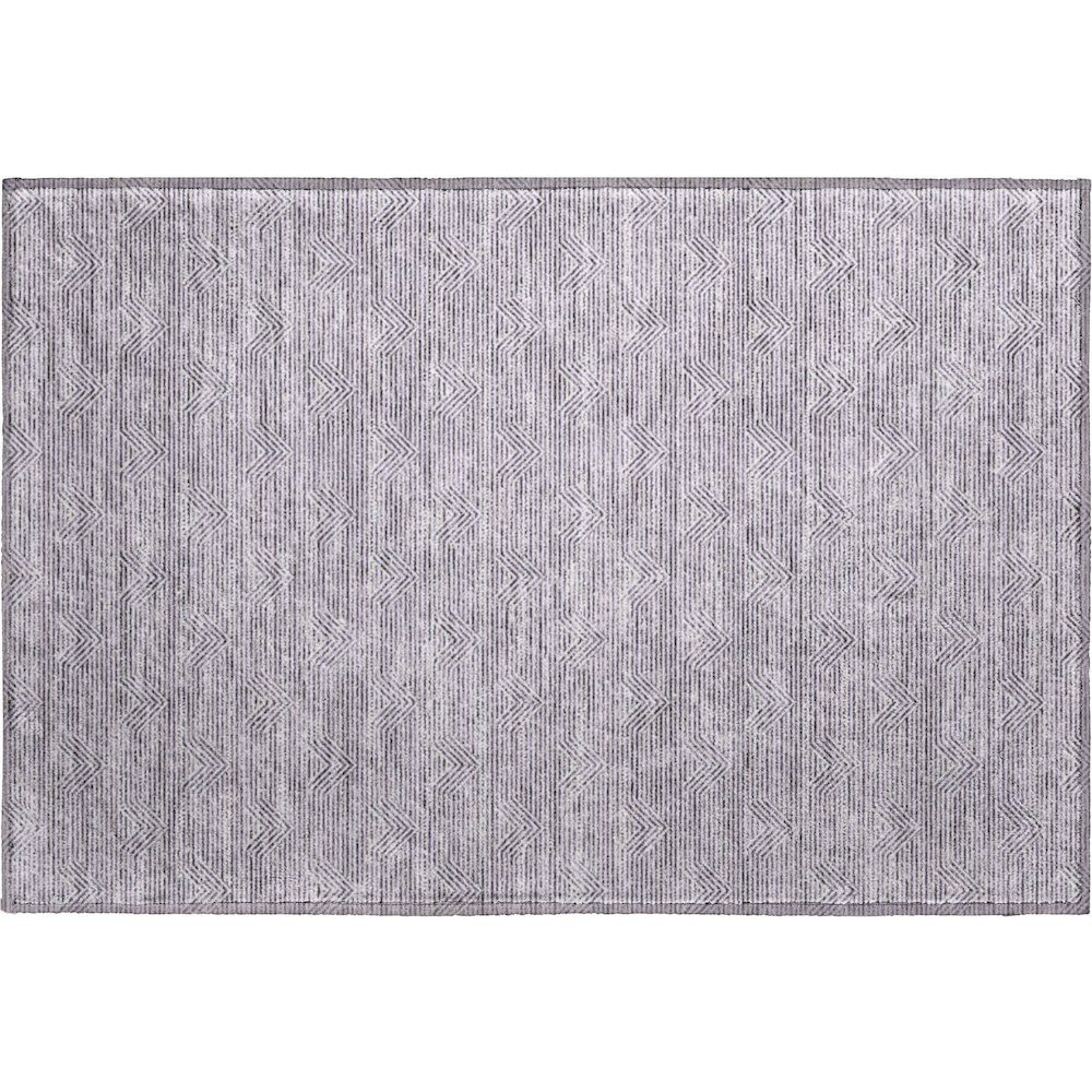 Premium Machine Washable Mayfield AMF910 Purple 1'8" x 2'6" Rug. Picture 1