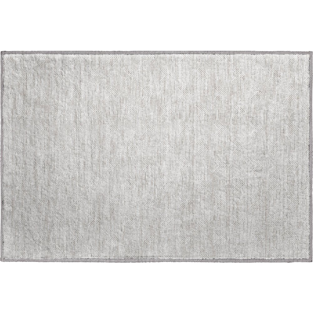 Premium Machine Washable Mayfield AMF910 Taupe 1'8" x 2'6" Rug. Picture 1