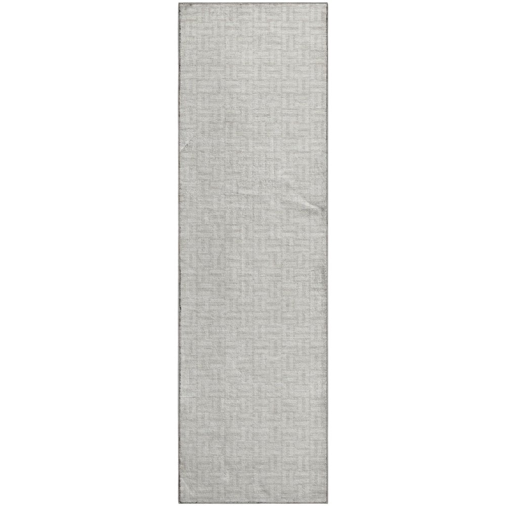 Premium Machine Washable Mayfield AMF911 Ivory 2'3" x 7'6" Runner Rug. Picture 1