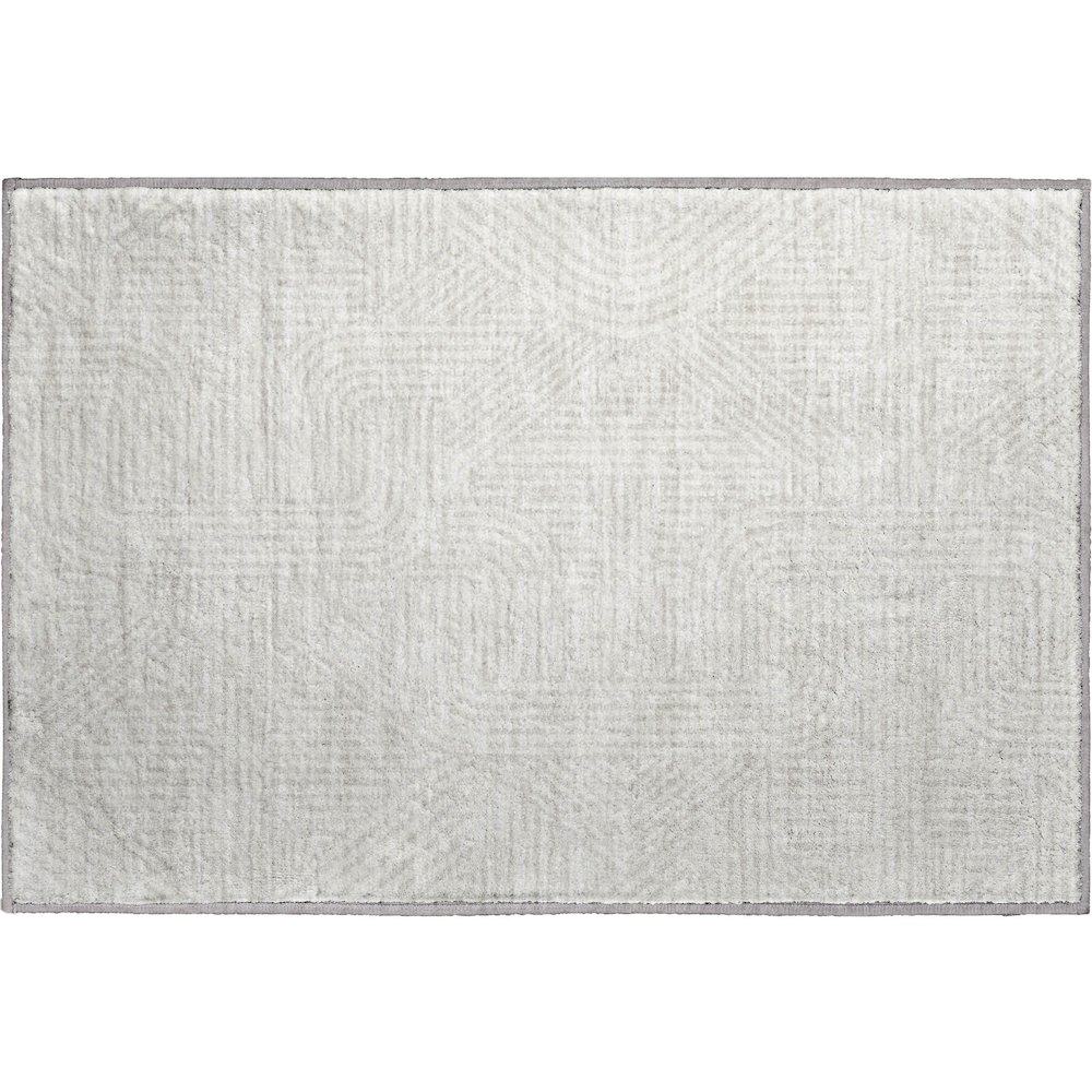 Premium Machine Washable Mayfield AMF917 Ivory 1'8" x 2'6" Rug. Picture 1