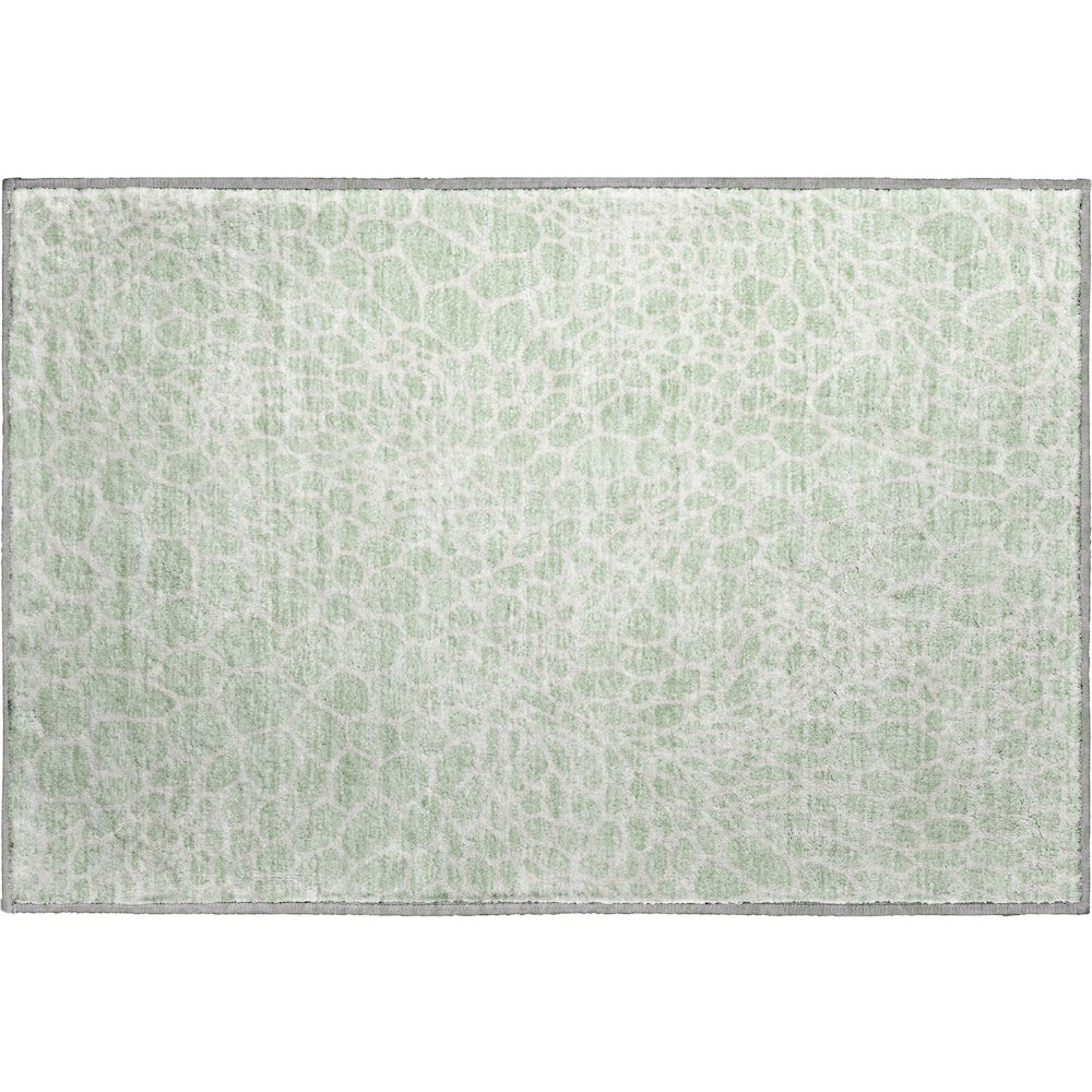 Premium Machine Washable Mayfield AMF919 Mint 1'8" x 2'6" Rug. Picture 1