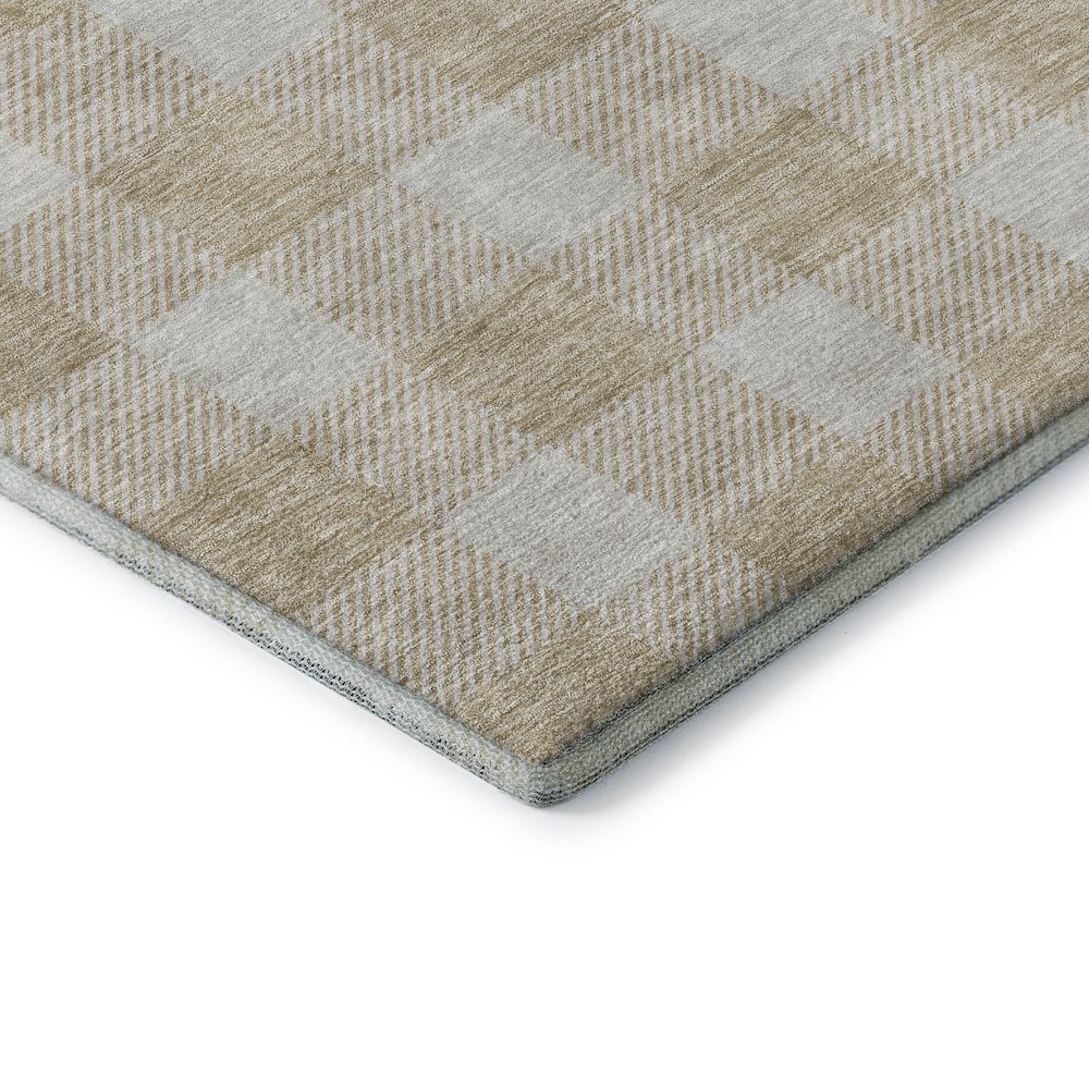 Premium Machine Washable Mayfield AMF923 Beige 1'8" x 2'6" Rug. Picture 3