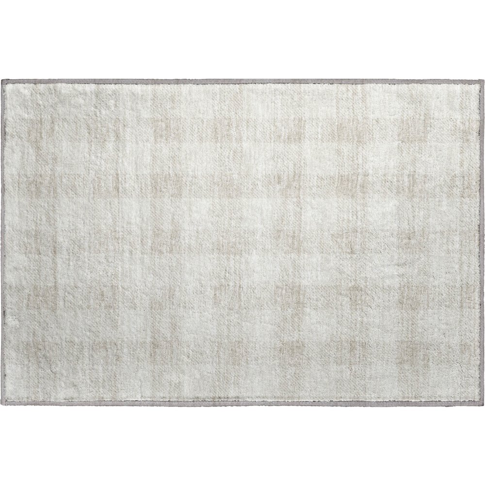 Premium Machine Washable Mayfield AMF923 Ivory 1'8" x 2'6" Rug. Picture 1