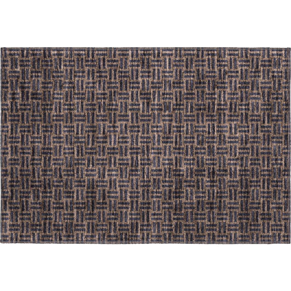 Premium Machine Washable Mayfield AMF925 Chocolate 1'8" x 2'6" Rug. Picture 1
