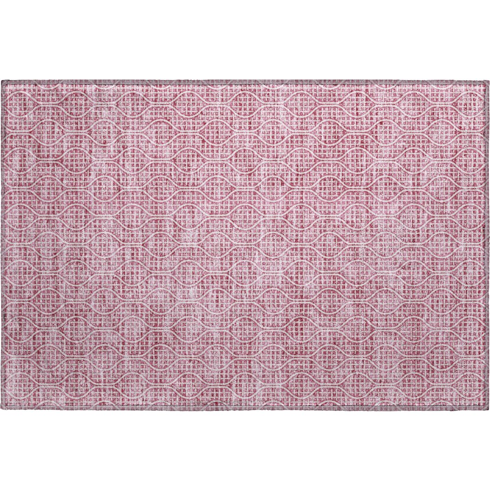 Premium Machine Washable Mayfield AMF926 Blush 1'8" x 2'6" Rug. Picture 1