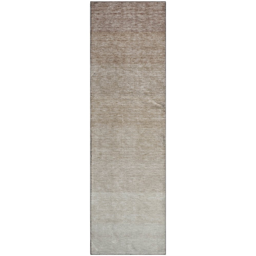 Premium Machine Washable Mayfield AMF928 Beige 2'3" x 7'6" Runner Rug. Picture 1