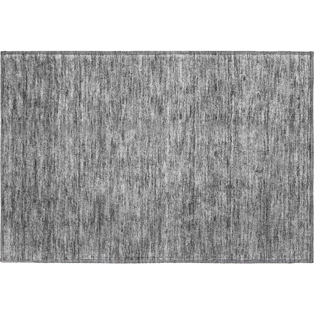 Premium Machine Washable Mayfield AMF928 Black 1'8" x 2'6" Rug. Picture 1