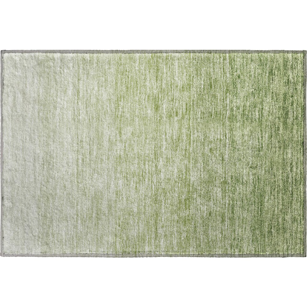 Premium Machine Washable Mayfield AMF928 Green 1'8" x 2'6" Rug. Picture 1