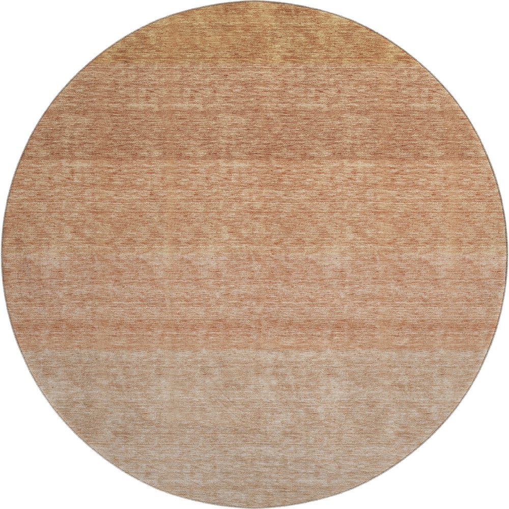 Premium Machine Washable Mayfield AMF928 Paprika 8' x 8' Round Rug. Picture 1