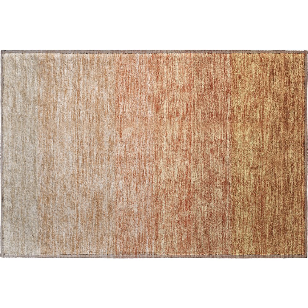Premium Machine Washable Mayfield AMF928 Paprika 1'8" x 2'6" Rug. Picture 1