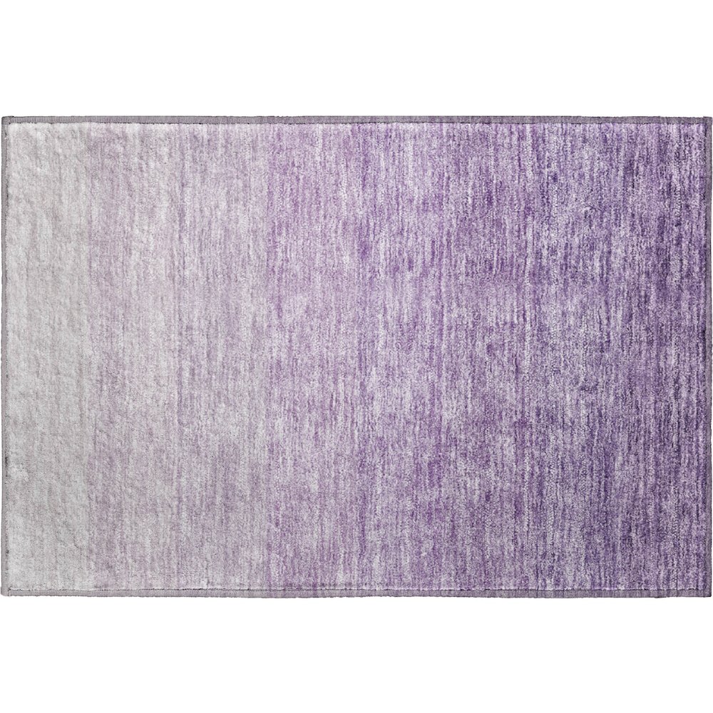 Premium Machine Washable Mayfield AMF928 Purple 1'8" x 2'6" Rug. Picture 1
