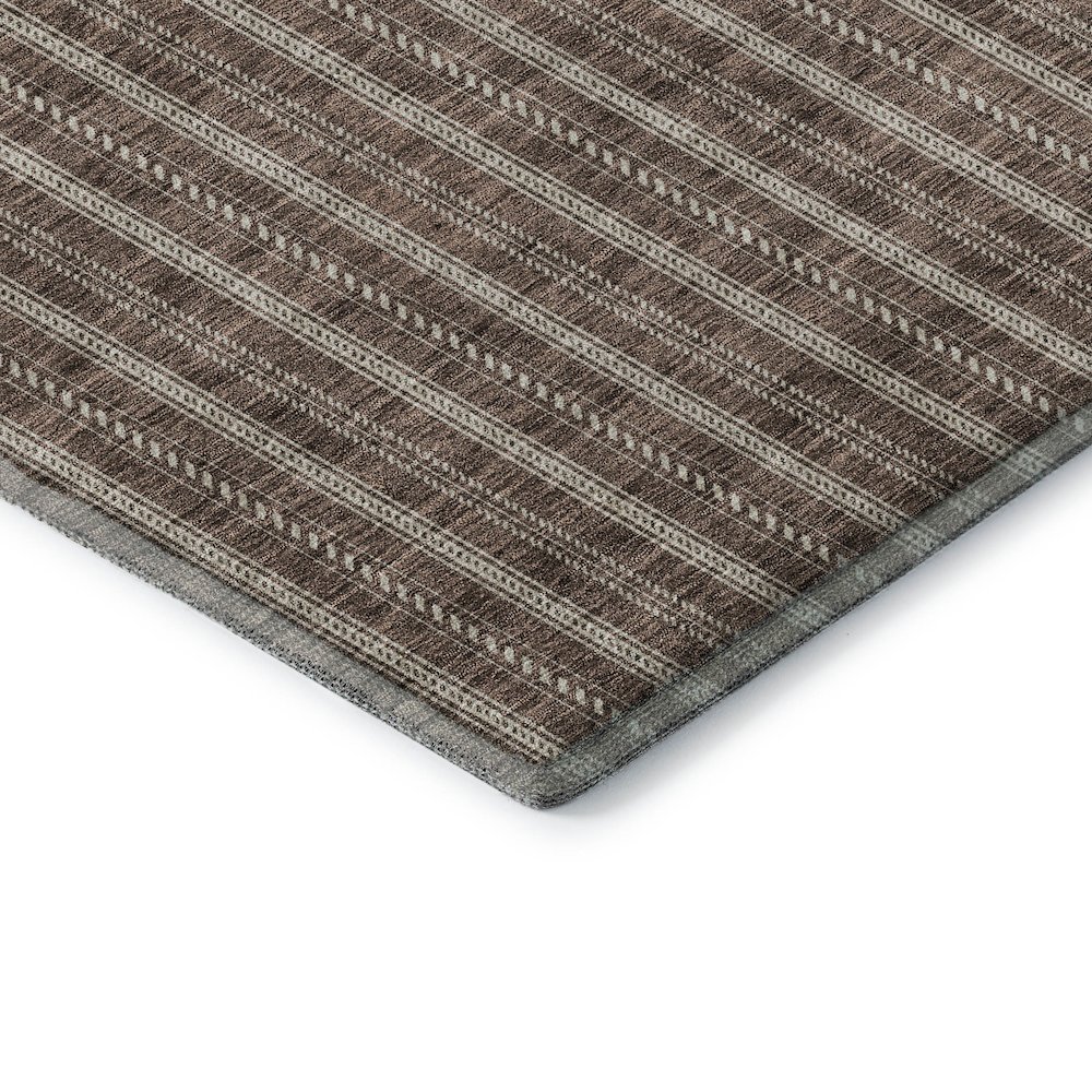 Premium Machine Washable Mayfield AMF929 Brown 1'8" x 2'6" Rug. Picture 3