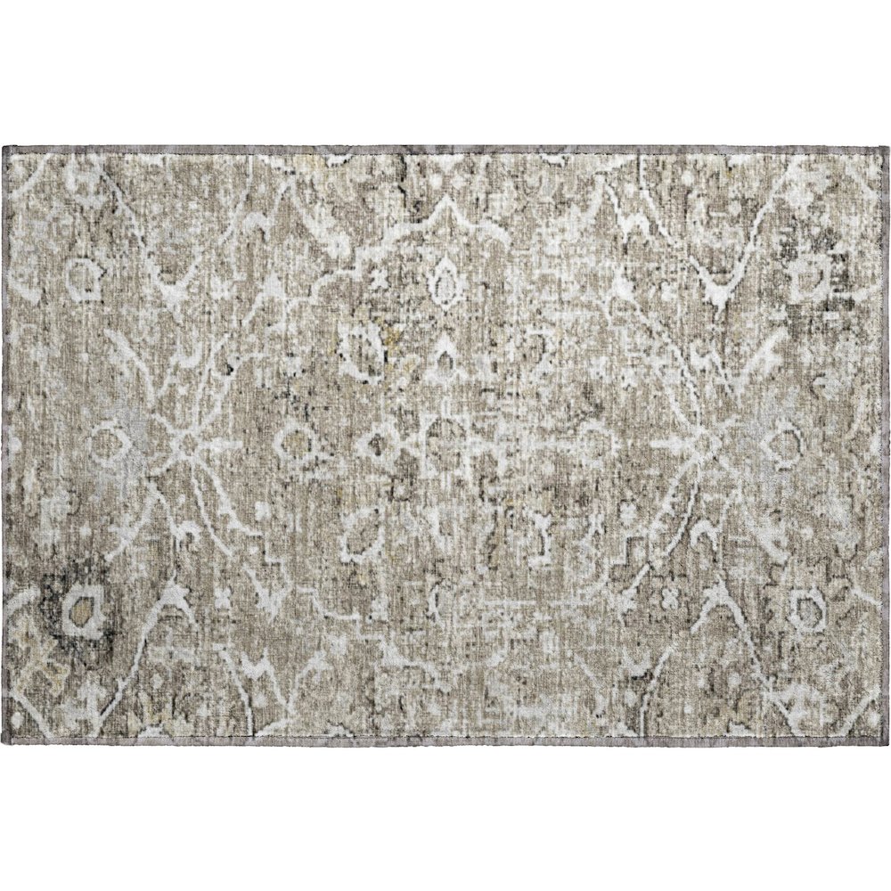 Premium Machine Washable Mayfield  Pebble 1'8" x 2'6" Rug. Picture 1