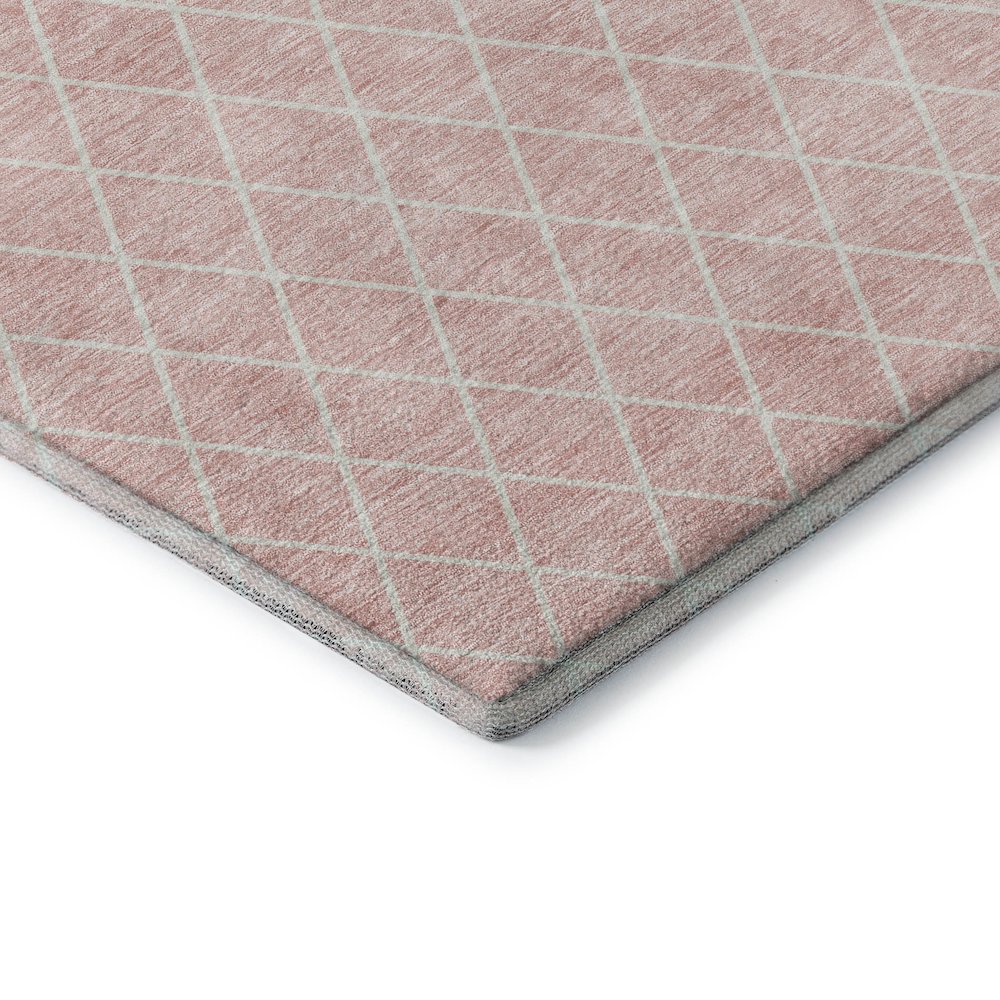 Premium Machine Washable Mayfield AMF932 Pink 1'8" x 2'6" Rug. Picture 3