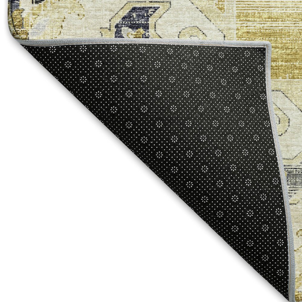 Premium Machine Washable Mayfield  Gilded 1'8" x 2'6" Rug. Picture 2