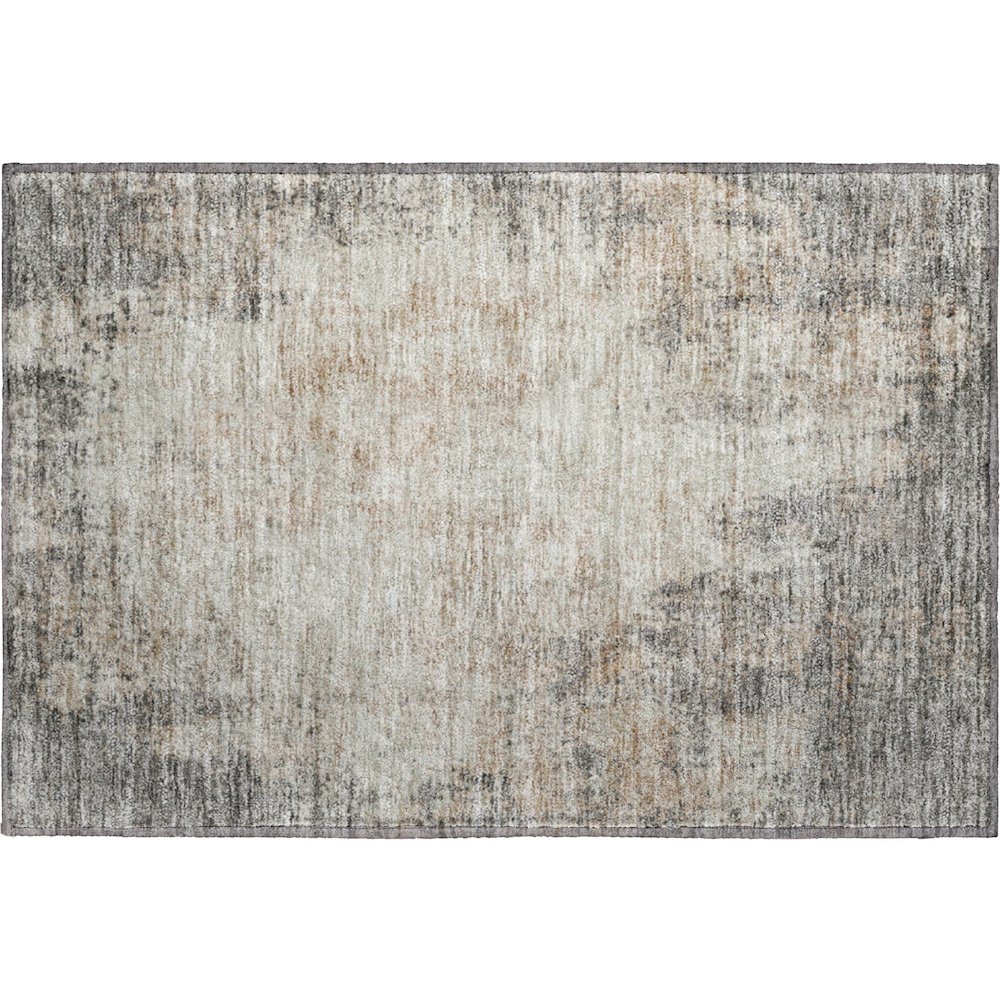Premium Machine Washable Mayfield AMF940 Taupe 1'8" x 2'6" Rug. Picture 1