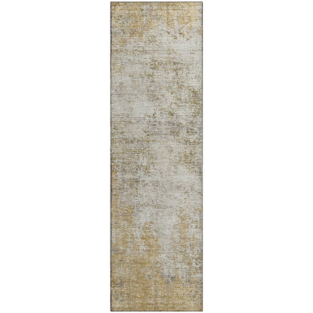 Premium Machine Washable Mayfield AMF940 Wheat 2'3" x 7'6" Runner Rug. Picture 1