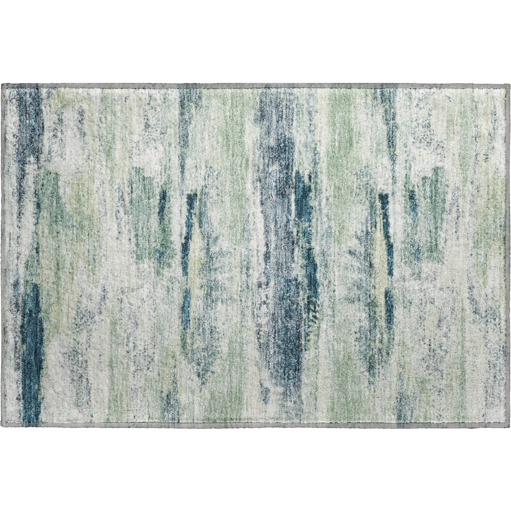 Premium Machine Washable Mayfield AMF942 Mint 1'8" x 2'6" Rug. Picture 1
