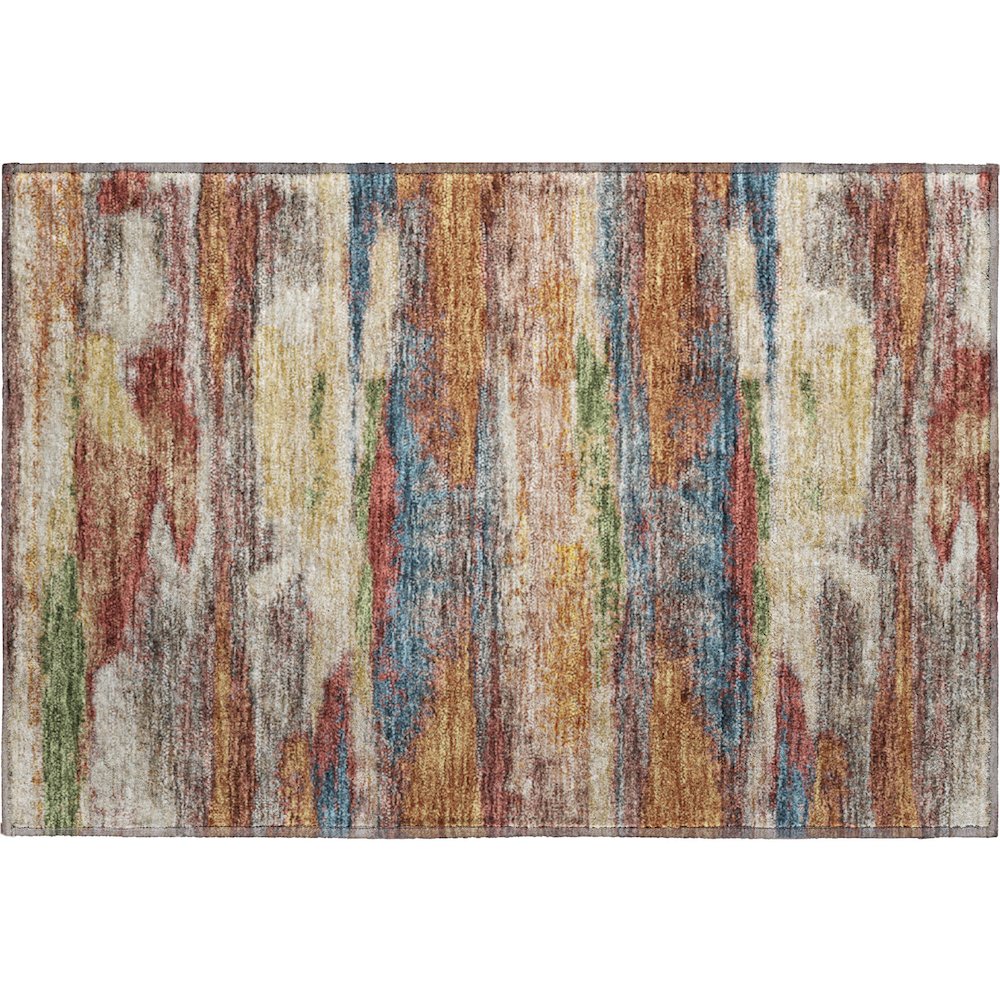 Premium Machine Washable Mayfield AMF942 Paprika 1'8" x 2'6" Rug. Picture 1