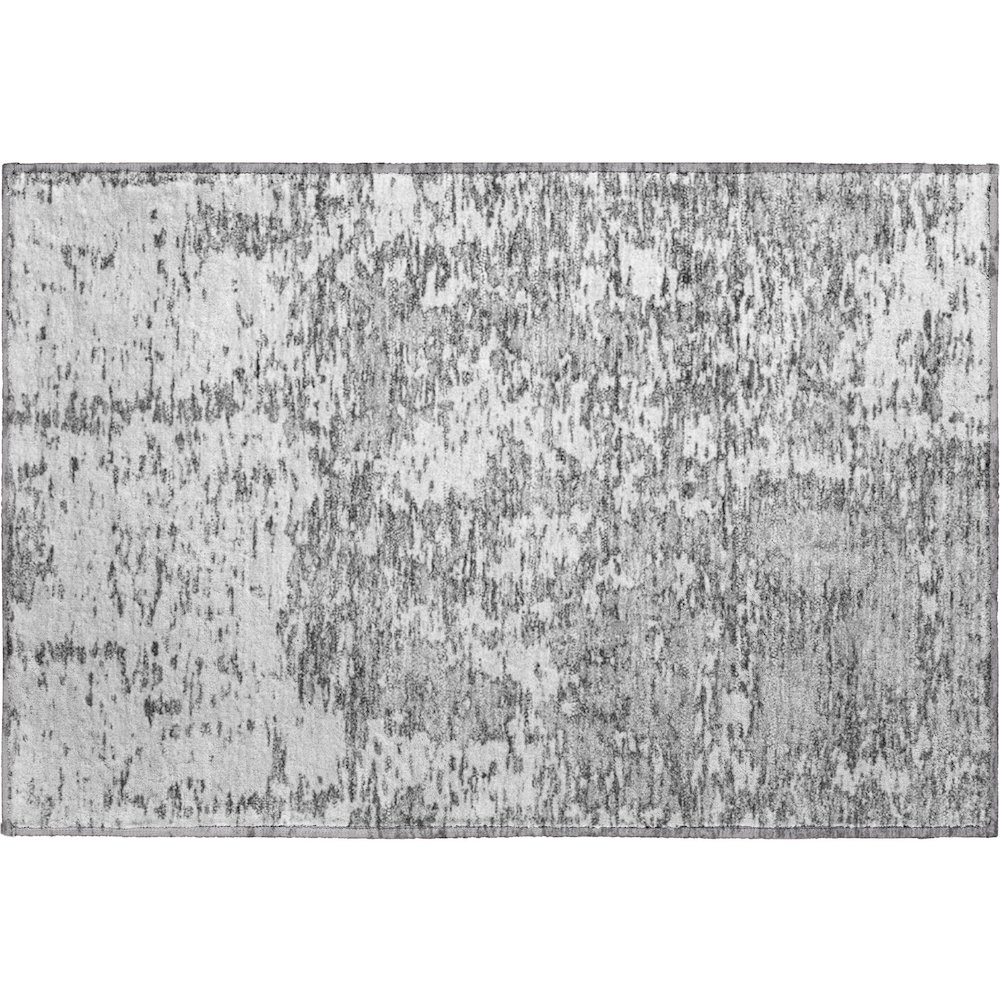 Premium Machine Washable Mayfield AMF946 Gray 1'8" x 2'6" Rug. Picture 1