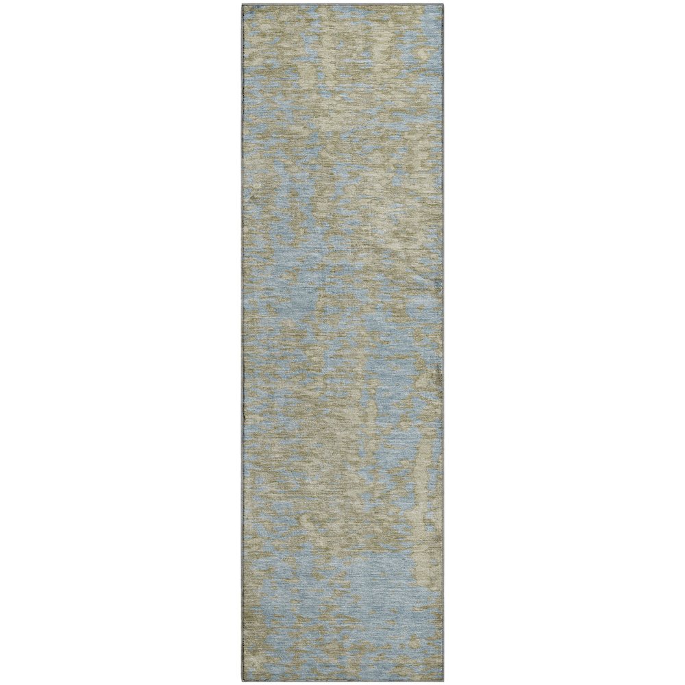 Premium Machine Washable Mayfield AMF949 Beige 2'3" x 7'6" Runner Rug. Picture 1