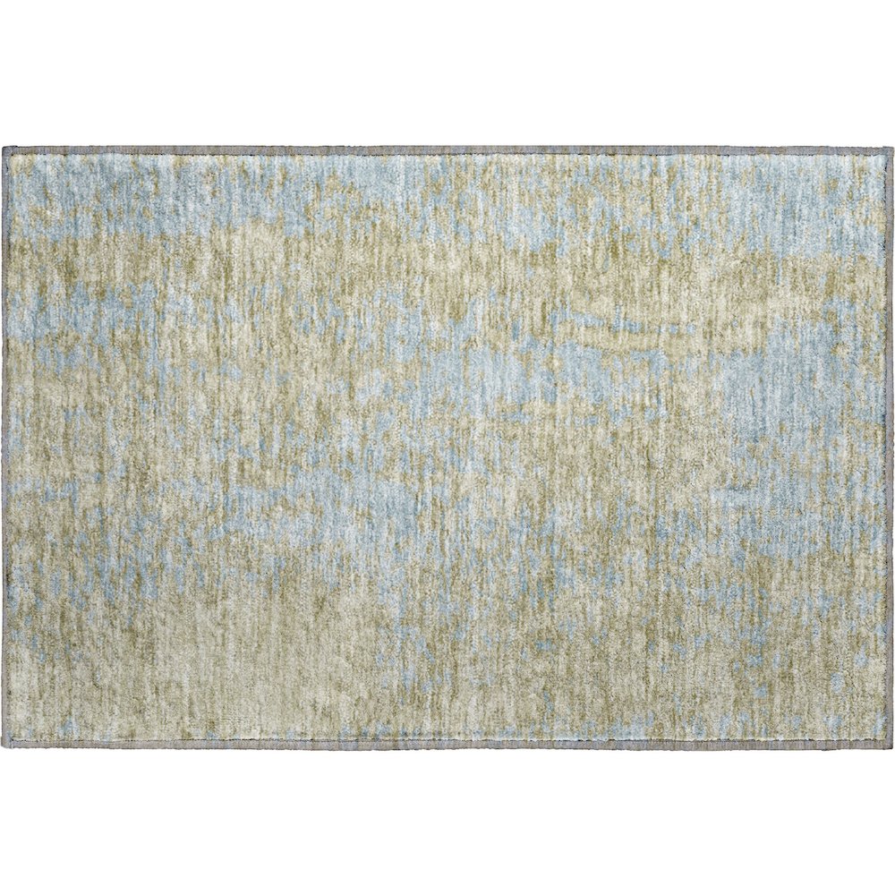 Premium Machine Washable Mayfield AMF949 Beige 1'8" x 2'6" Rug. Picture 1