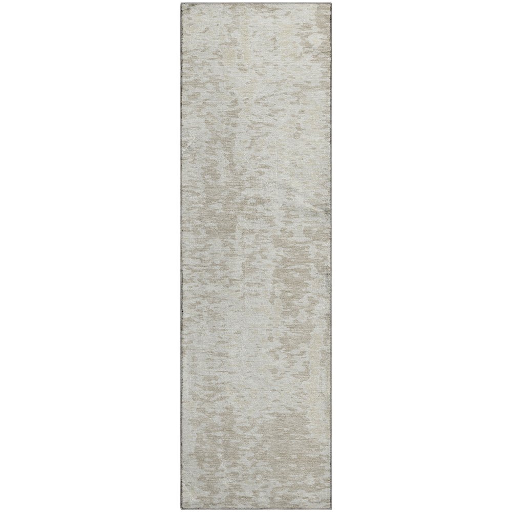 Premium Machine Washable Mayfield AMF949 Ivory 2'3" x 7'6" Runner Rug. Picture 1