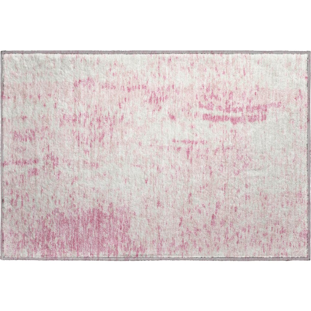 Premium Machine Washable Mayfield AMF949 Pink 1'8" x 2'6" Rug. Picture 1
