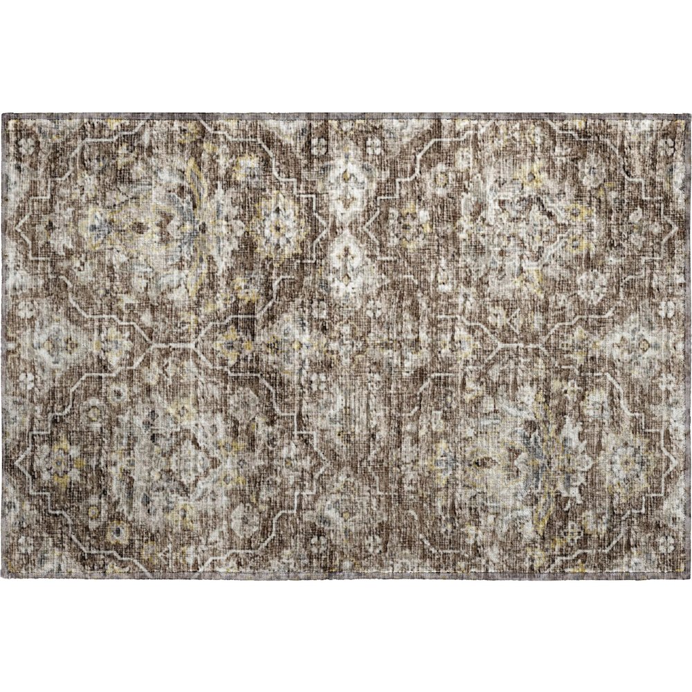 Premium Machine Washable Mayfield  Driftwood 1'8" x 2'6" Rug. Picture 1