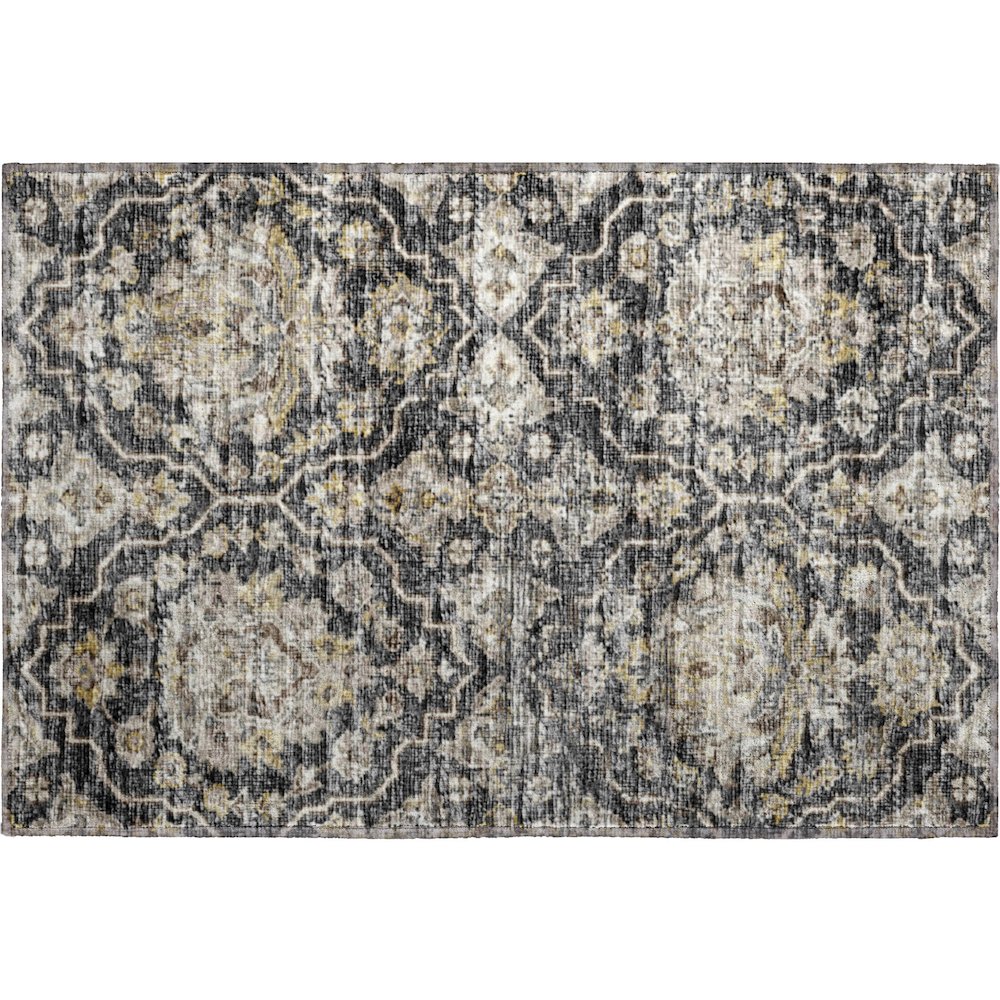 Premium Machine Washable Mayfield  Shadow 1'8" x 2'6" Rug. Picture 1