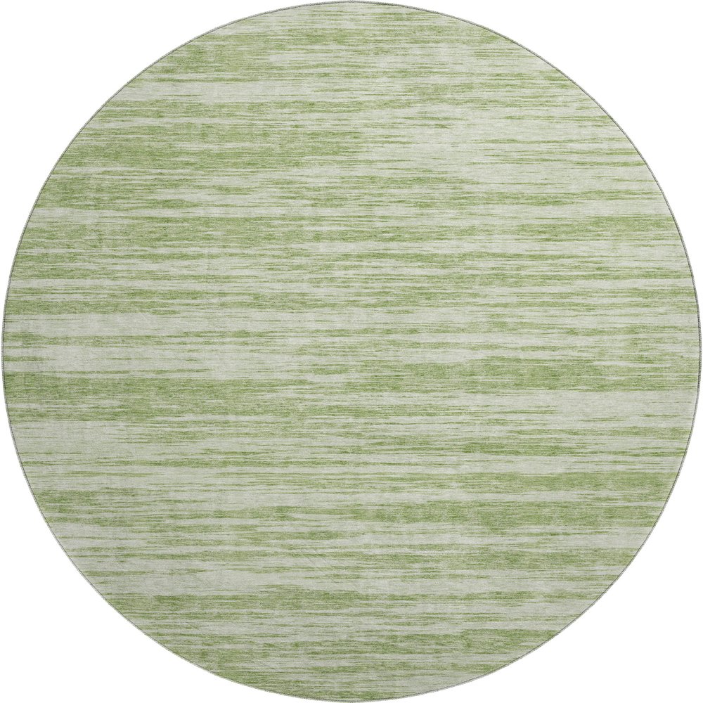 Premium Machine Washable Mayfield AMF951 Aloe 8' x 8' Round Rug. Picture 1