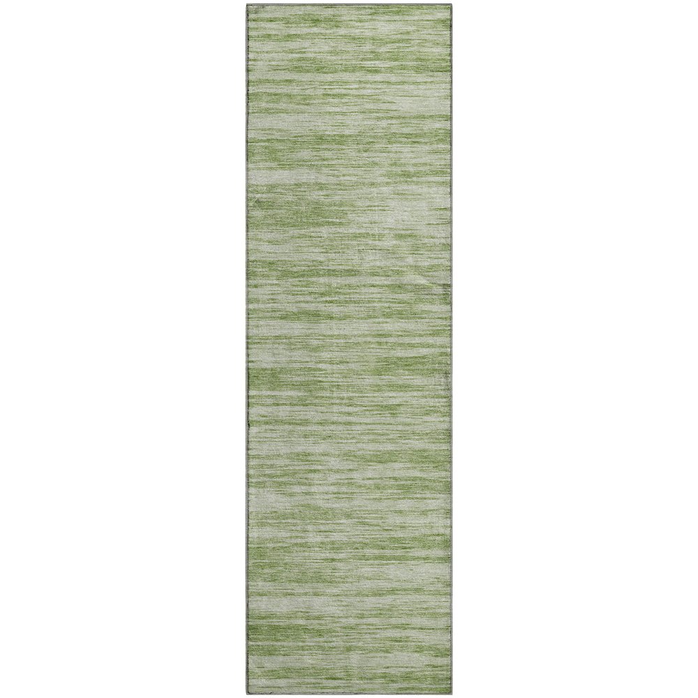 Premium Machine Washable Mayfield AMF951 Aloe 2'3" x 7'6" Runner Rug. Picture 1