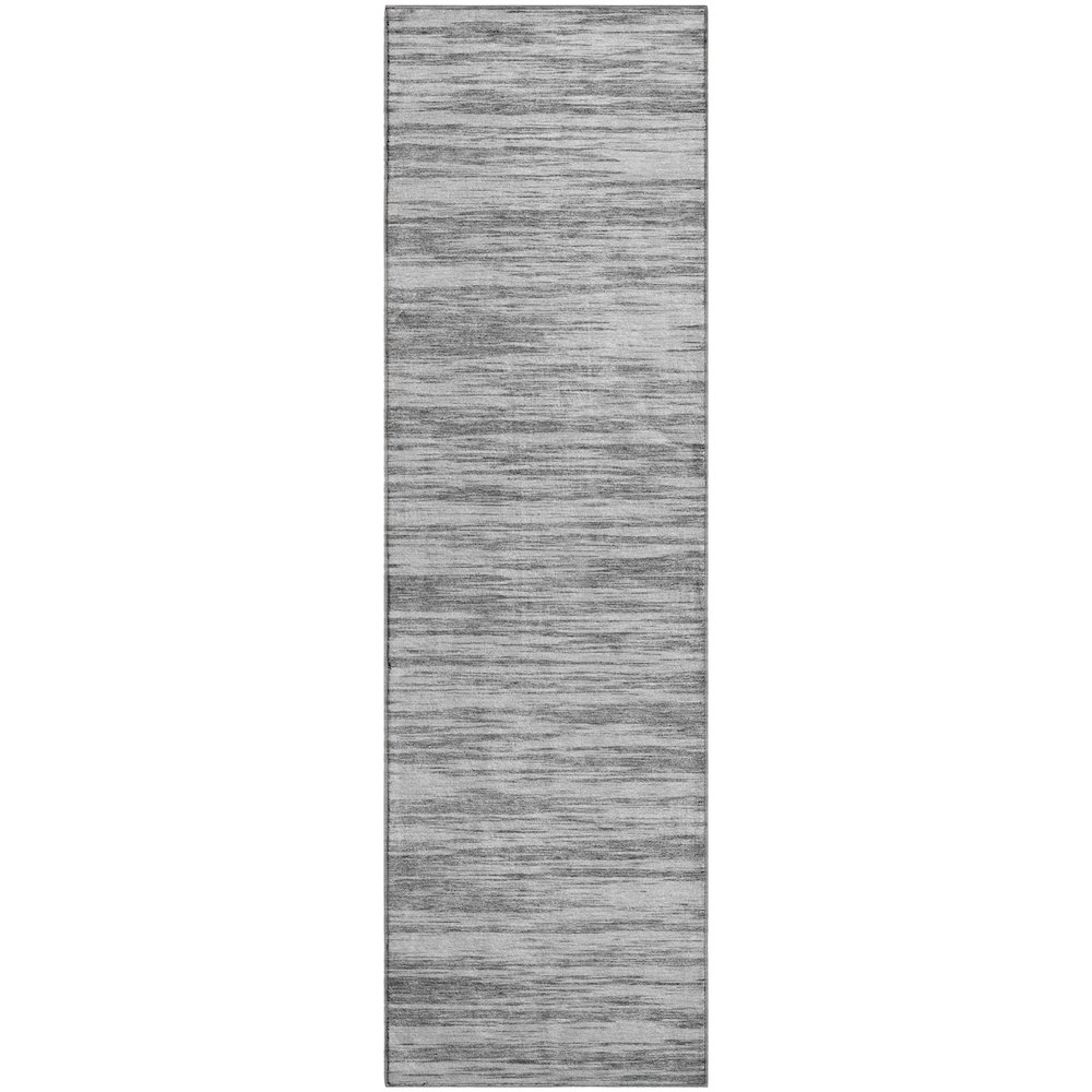 Premium Machine Washable Mayfield AMF951 Gray 2'3" x 7'6" Runner Rug. Picture 1