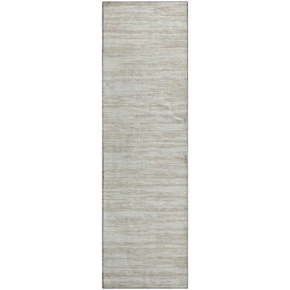 Premium Machine Washable Mayfield AMF951 Ivory 2'3" x 7'6" Runner Rug. Picture 1