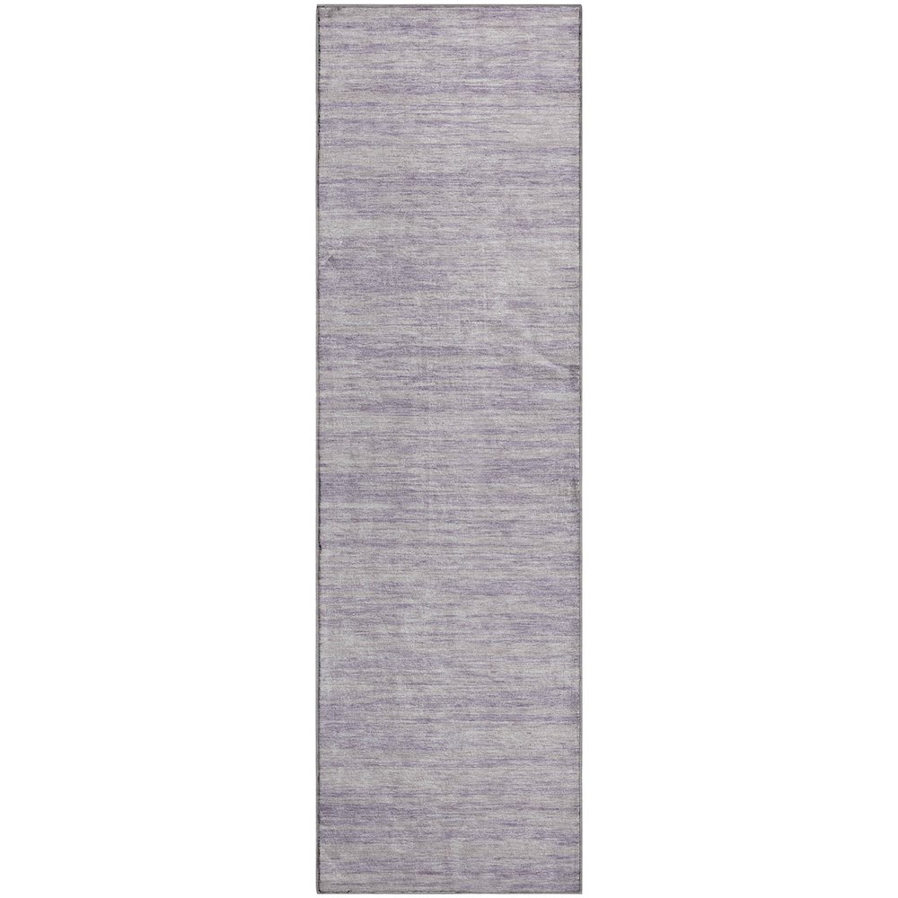 Premium Machine Washable Mayfield AMF951 Lavender 2'3" x 7'6" Runner Rug. Picture 1