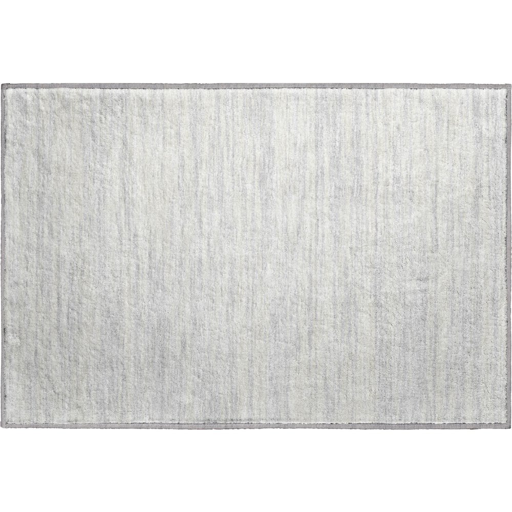 Premium Machine Washable Mayfield AMF951 Silver 1'8" x 2'6" Rug. Picture 1