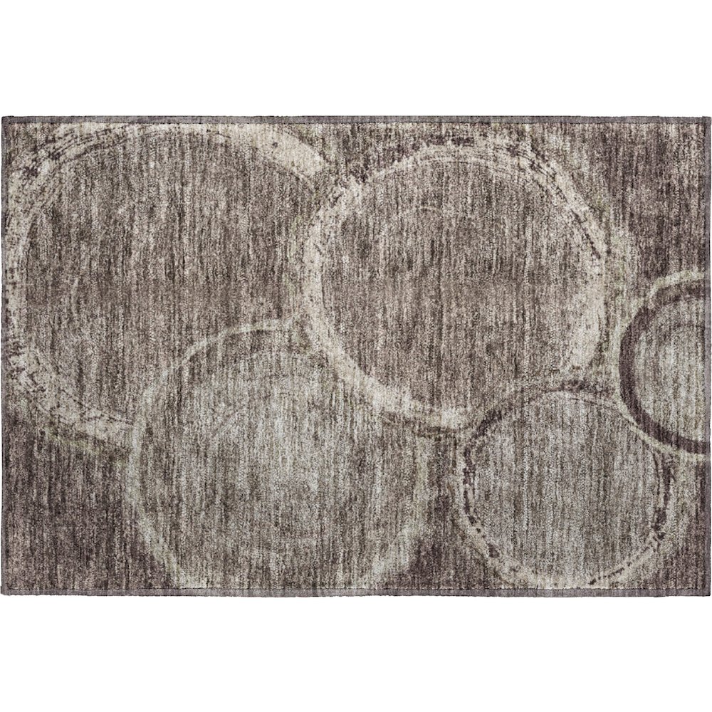 Premium Machine Washable Mayfield AMF952 Chocolate 1'8" x 2'6" Rug. Picture 1