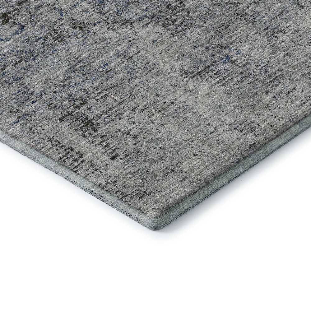 Premium Machine Washable Mayfield AMF953 Gray 1'8" x 2'6" Rug. Picture 3